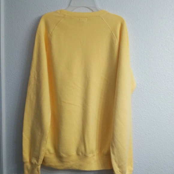 ⚡Flash Sale⚡Brandy Melville Yellow Sweat Shirt - Picture 5 of 8